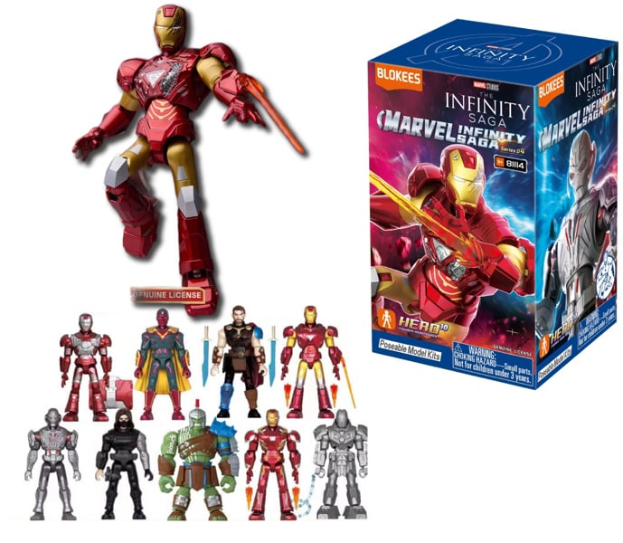  Mô hình lắp ráp Marvel Infinity Saga Galaxy Version 04 EM07 Blokees 81114 