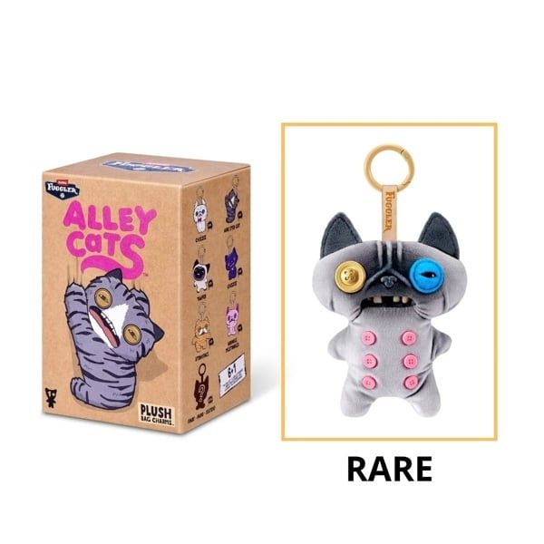  Đồ Chơi Sưu Tầm Hộp Mù ZURU TOYS Fuggler Alley Cat Keyrings 5