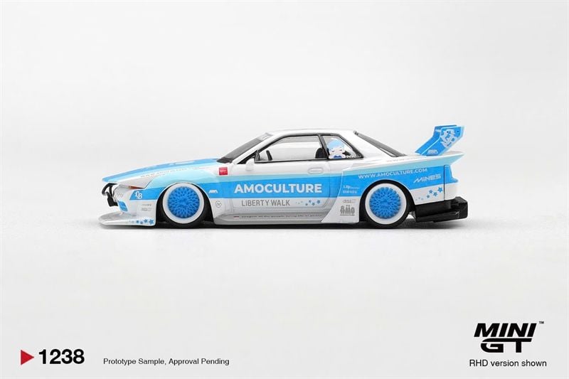  Mô hình xe Nissan Skyline GT-R (R32) LBWK Kaido Works AMOCULTURE tỉ lệ 1:64 MiniGT MGT01238 