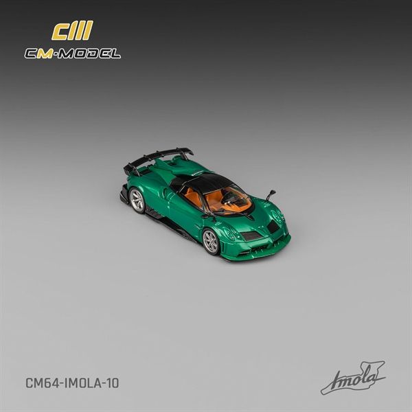 Mô hình xe Pagani Imola Metallic Emerald Green tỉ lệ 1:64 CM model CM64-IMOLA-10 