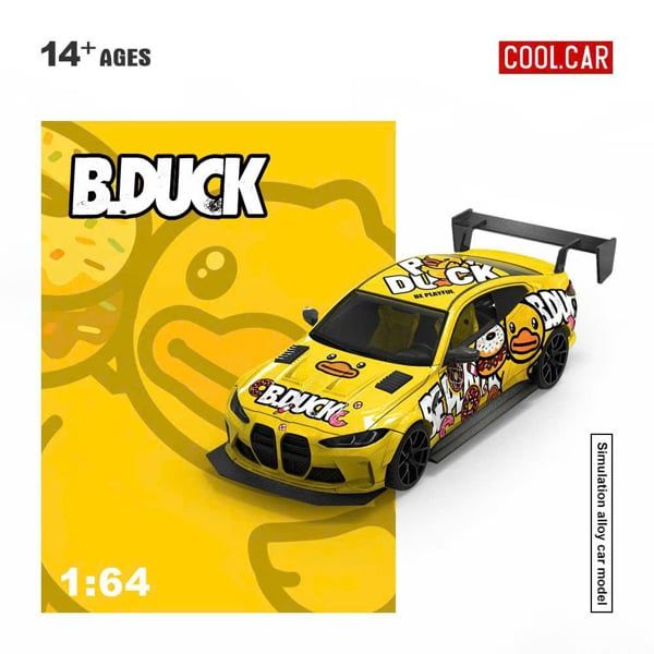  Mô hình xe BMW M4 “Little Yellow Duck” tỉ lệ 1:64 Cool car CC646815 