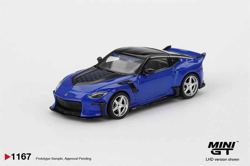  Mô hình xe Nissan Z VeilSide FFZ400 Seiran Blue tỉ lệ 1:64 MiniGT MGT01167 