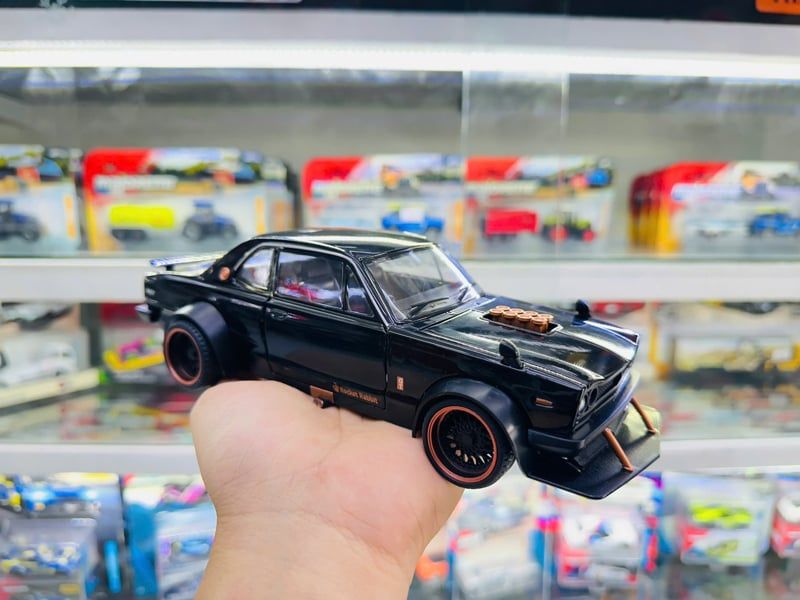  Xe ô tô mô hình bằng hợp kim và nhựa Niss Skyline GT-R V8 Drift tỉ lệ 1:24 Alloy Model VB24496 OT24160 