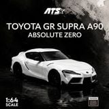  Mô hình xe Toyota GR Supra A90 White Absolute Zero tỉ lệ 1:64 ATS ATS882103 