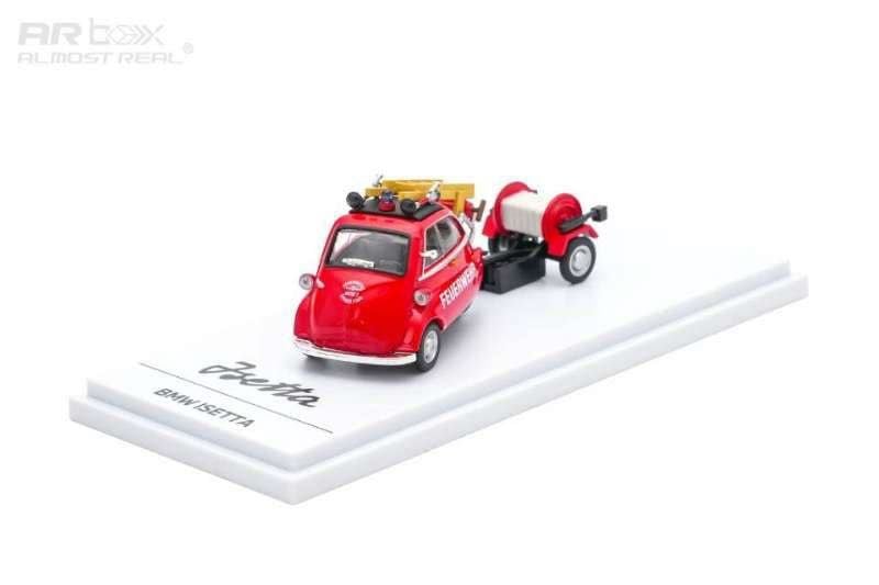  Mô hình xe BMW Isetta Fire Engine Set tỉ lệ 1:64 Almost Real AR OT64847 