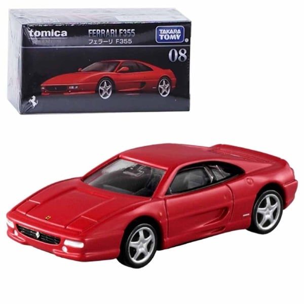  Mô hình xe ô tô Ferrari F355 No.08 tỉ lệ 1:64 Tomica Premium 297994 