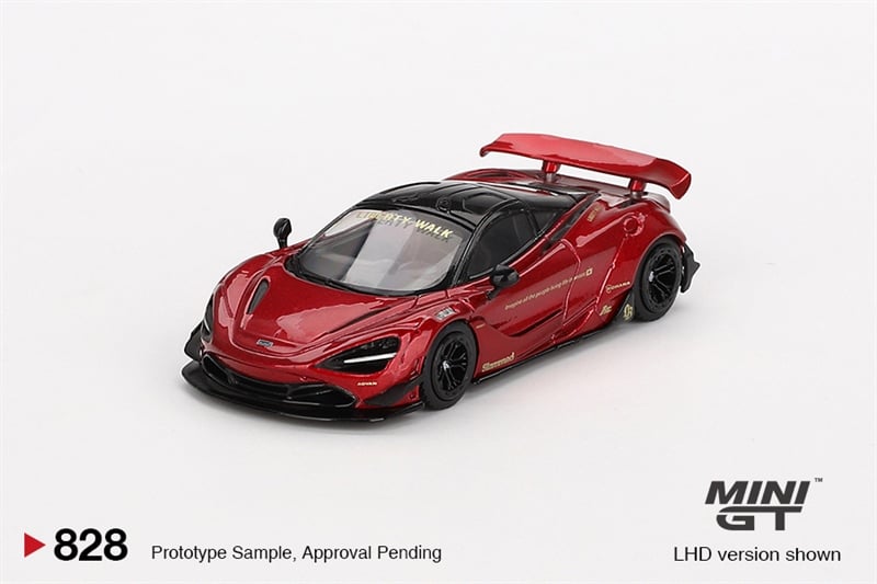 [Hàng Loose] Mô hình xe McLaren 720S LB★Works Gem Red tỉ lệ 1:64 MiniGT MGT00828 