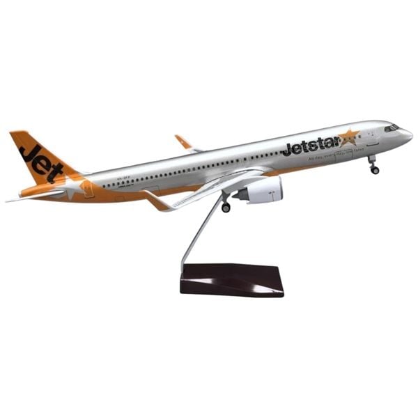  Mô hình máy bay Jetstar Airbus A321 có bánh xe kích thước 47cm no led MB47116 