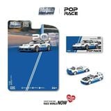  Mô hình xe Mazda RX7 (FD3S) veilside blue/white bản card tỉ lệ 1:64 Poprace PRE021 