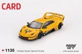  Mô hình xe Lamborghini LB-Silhouette WORKS MURCIELAGO GT Evo Yellow bản card tỉ lệ 1:64 MiniGT MGT01135 NO CHASE CAR 