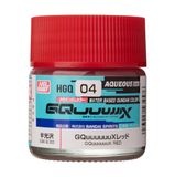  Aqueous HGQ04 red sơn mô hình màu đỏ dòng Gundam Color GQuuuuuuX 10ml Mr.Hobby HGQ04 