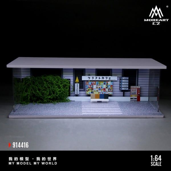  Hộp trưng bày mô phỏng diroram đường xe chạy - Social Media Influencer Spot Lighting Assembly Scene tỉ lệ 1:64 M-Cool MO914416 
