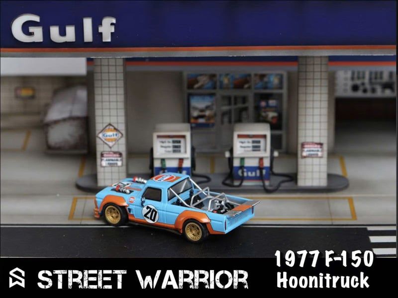  Mô hình xe Hooni F150 Gulf Oil năm 1977 tỉ lệ 1:64 Street warrior OT64898 