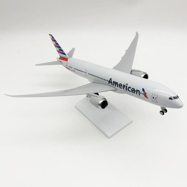  Mô hình máy bay American B787 có bánh xe - kích thước 30cm MB30044 