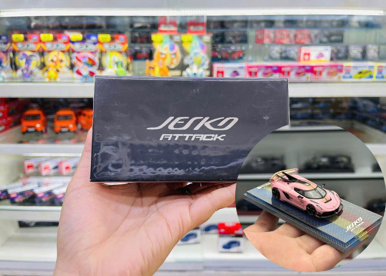  Mô hình xe ô tô Kenigsegg Jesko Attack Elite Series Limited to 999pcs bản thường tỉ lệ 1:64 HKM Premium OT64621 