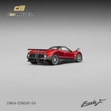  Mô hình xe Pagani Zonda F Rosso Dubai tỉ lệ 1:64 CM model CM64-ZondaF-04 