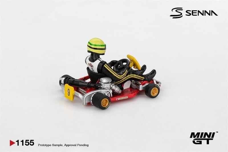  Mô hình xe Formula K #9 - 1981 World Karting Championship MiniGT x Senna tỉ lệ 1:64 MiniGT MGT01155 