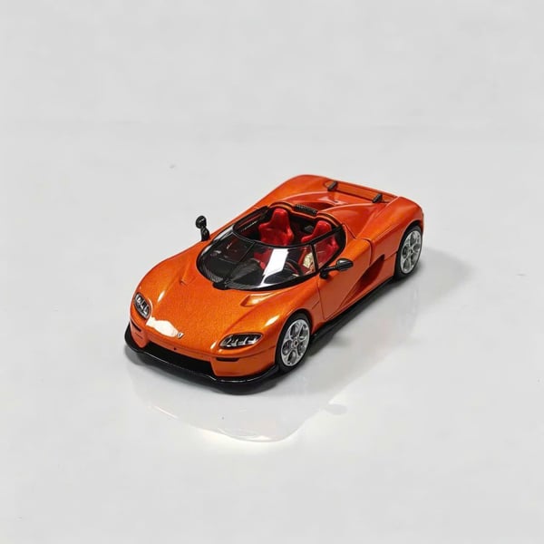  Mô hình xe Koenigsegg CC850 Orange tỉ lệ 1:64 Rhino Model OT64964 