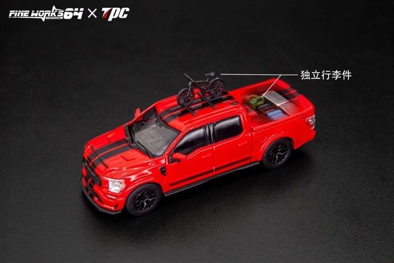  Mô hình xe Ford Shelby F-150 Pickup Shenzhen Jiuzhou Expo Exclusive Edition tỉ lệ 1:64 Fine Works64 X TPC 