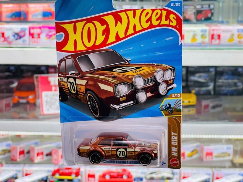  Mô hình xe Ford ESCORT RS1600 '70 Hot Wheels kim loại có bản quyền chính hãng tỉ lệ 1:64 C4982-FO 