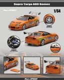  Mô hình xe Toyota Supra A80 Fast & furious mở mui tỉ lệ 1:64 Fast Speed OT64488 