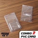  2 Hộp bảo vệ mô hình cho card mới MiniGT kích thước 22*12*5cm PVC_MINIGT_CARD_V2 