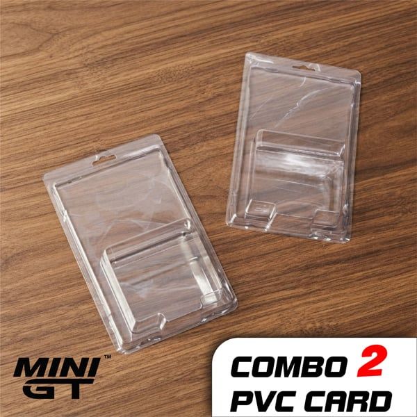 2 Hộp bảo vệ mô hình cho card mới MiniGT kích thước 22*12*5cm PVC_MINIGT_CARD_V2 