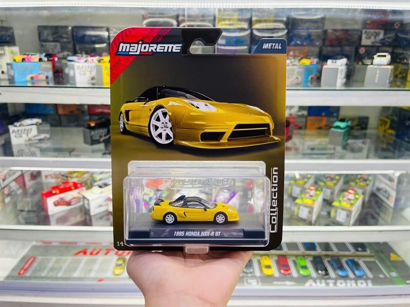 Mô hình xe Honda NSX-R GT Yellow premium tỉ lệ 1:64 Majorette 8505001011 