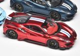  Mô hình xe Ferrari 488 Pista Novitec mở được nắp máy sau tỉ lệ 1:64 Ichiban model OT64511 