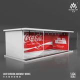  Hộp trưng bày mô phỏng diroram Coca Cola maintenance workshop Lighting Assembly Scene tỉ lệ 1:64 M-cool MoreArt MO914035 
