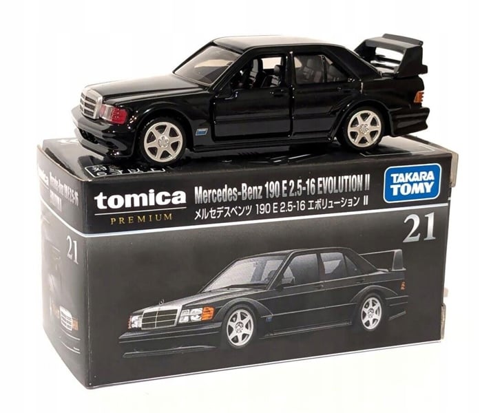  Mô hình xe Mercedes Benz 190E 26 black tỉ lệ 1:64 Tomica Premium PRM 92742 