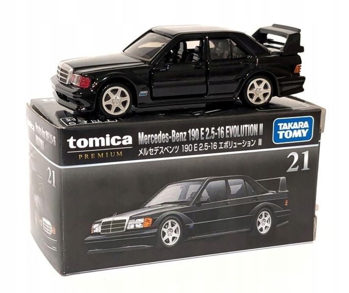  Mô hình xe Mercedes Benz 190E 26 black tỉ lệ 1:64 Tomica Premium PRM 92742 