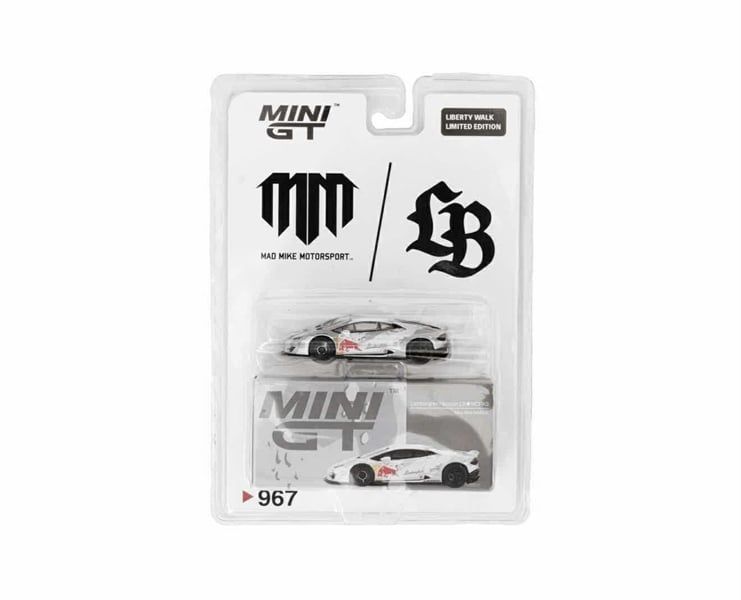  Mô hình xe Lamborghini Huracan LB★WORKS ver. 2 Mad Mike NIMBUL bản card Nhật tỉ lệ 1:64 MiniGT MGT00967-LB 