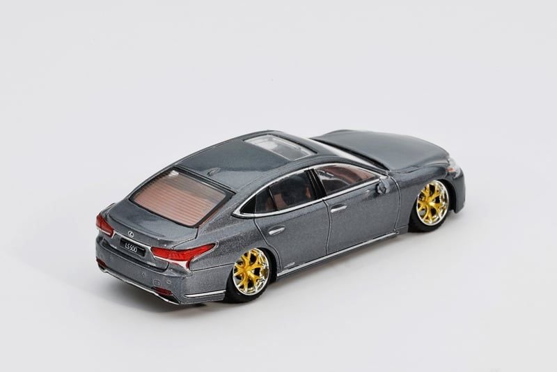  Mô hình xe Lexus LS500 Lowride - Grey tỉ lệ 1:64 GCD X Enchery GE-004-20 