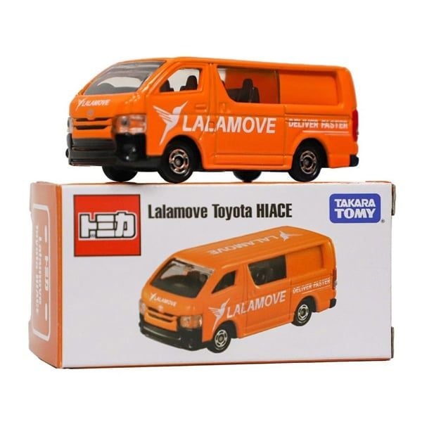 Mô hình xe Tomica Asia Original Lalamove Toyota Hiace tỉ lệ 1:60 Tomica 902591 