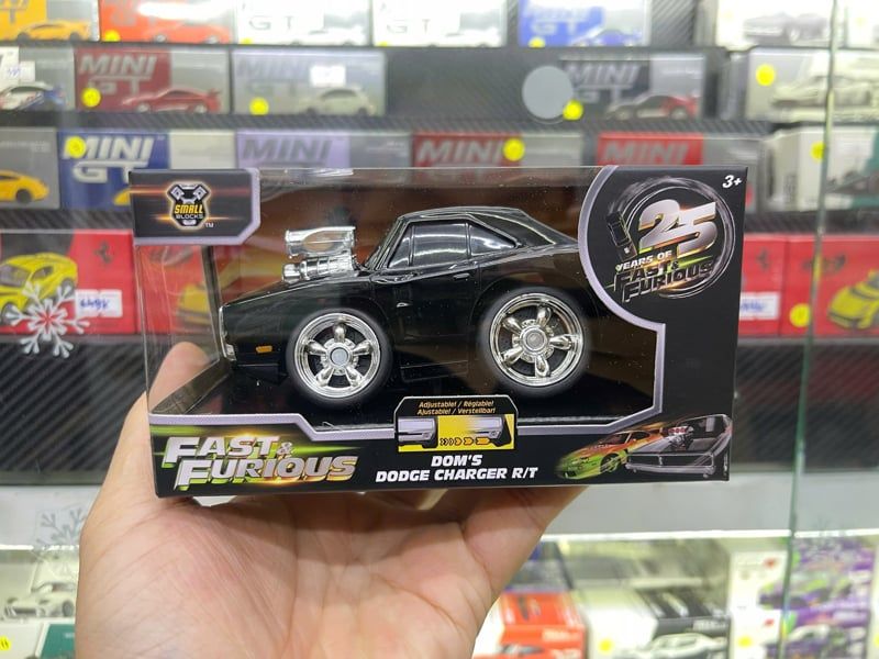  Đồ chơi Xe Mô hình JADA TOYS 1:28 Small Blocks - Dodge Charger R/T Dom's 54134A 