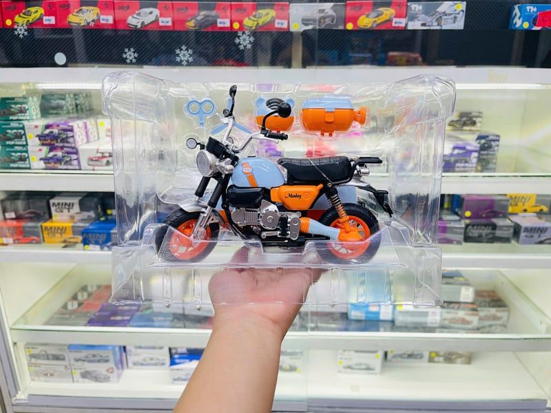  Mô Tô Ba Bánh có thùng (sidecar) Tỉ Lệ 1:12 Cailixin Model CLX57223 