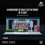  Hộp trưng bày mô phỏng Café Front Miniature Daily Scene tỉ lệ 1:64 MoreArt MO901326 
