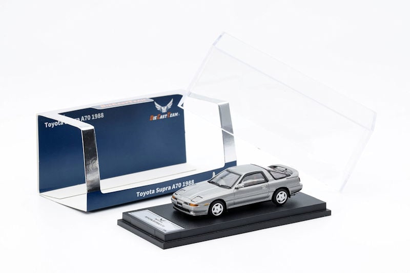  Toyota Supra A70 1988 gray tỉ lệ 1:64 DCT model LL-033-255 
