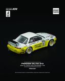  Mô hình xe Pandam Silvia S13 2020 D1 Lights Yellow/White tỉ lệ 1:64 PopRace PR640361 