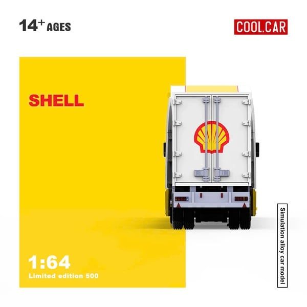  Mô hình xe Shell container truck simulation alloy car model tỉ lệ 1:64 Cool Car CC800112 