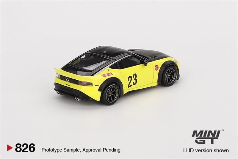  [Hàng Loose] Mô hình xe Nissan Z LB★NATION WORKS Ikazuchi Yellow BẢN box tỉ lệ 1:64 MiniGT MGT00826L 