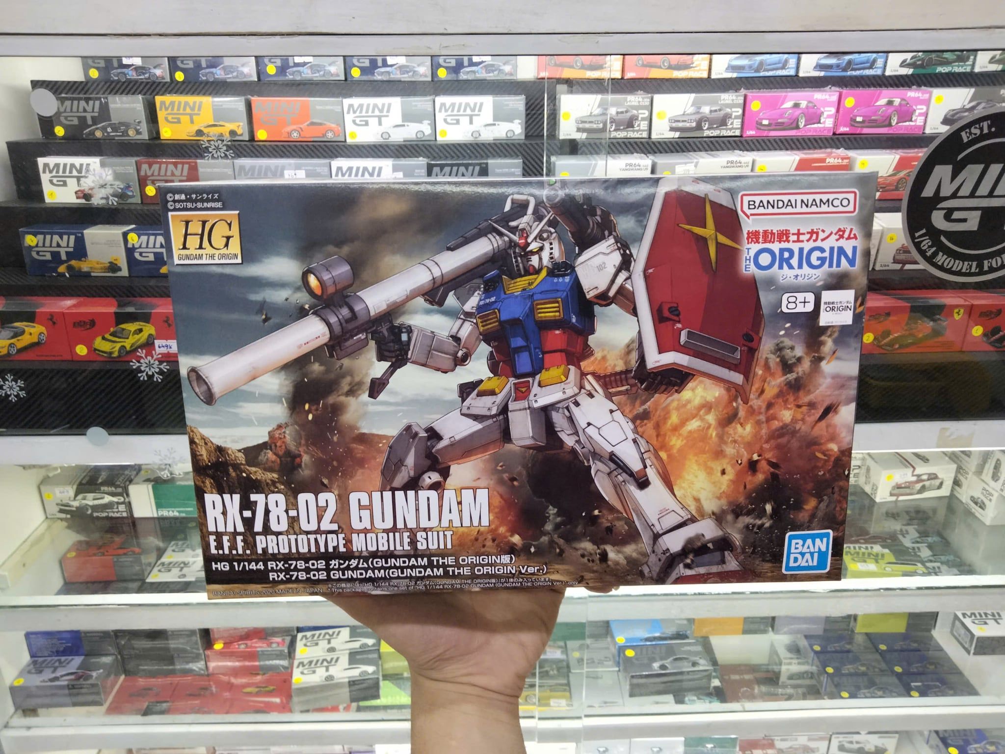  Mô hình figure lắp ráp HG 1/144 RX-78-02 GUNDAM (GUNDAM THE ORIGIN Ver.) gundam Bandai 4573102589293 