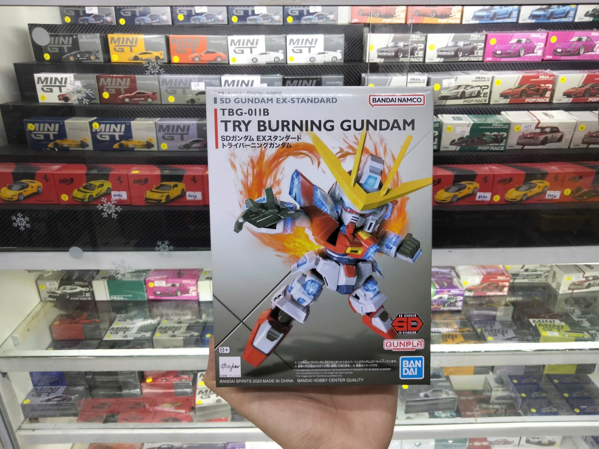  Mô hình figure lắp ráp SD Gundam Ex-Standard Try Burning Gundam Bandai 4573102656254 