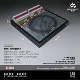  Hộp trưng bày diorama mô phỏng trường đua Drift và khán đài có thể chạy được 30cm x 30cm tỉ lệ 1:64 MoreArt MO970206 