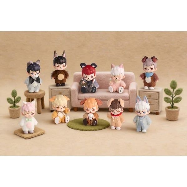  Blindbox mô hình Rayan No Puppies No World series figures TNT The New Toy Blindbox CZ-C602-C602001 