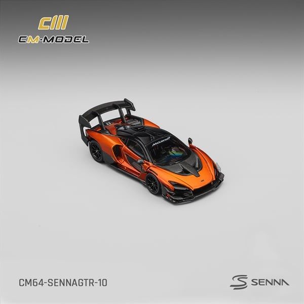  Mô hình xe Mclaren SennaGTR Volcano Orange tỉ lệ 1:64 CM model CM64-SENNAGTR-10 