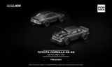  Mô hình xe Toyota Corolla KE25 - Matte Grey tỉ lệ 1:64 Pop Race PR640305 