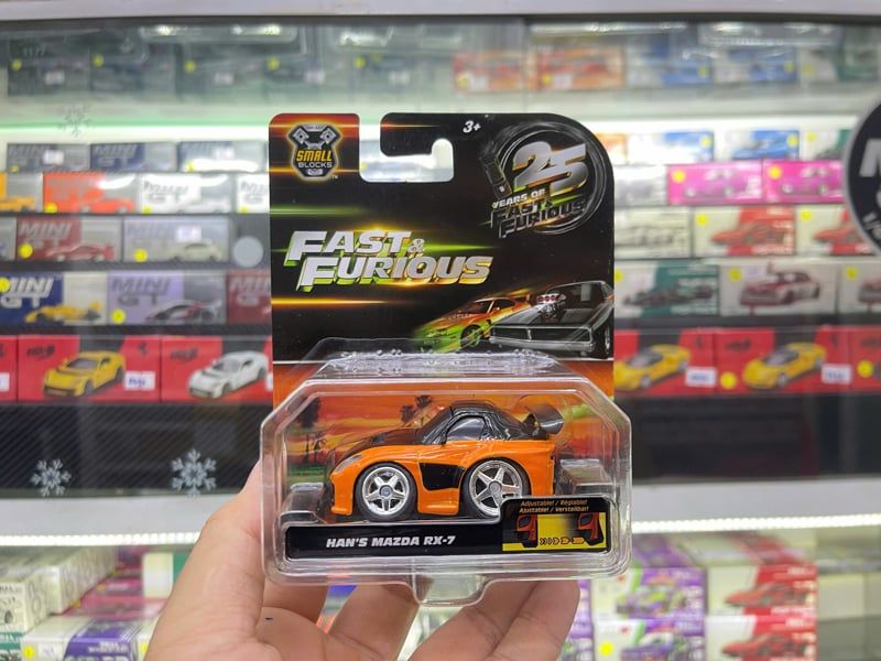  Đồ chơi xe mô hình JADA TOYS 1:43 Small Blocks - Mazda RX-7 Han's 24126B 