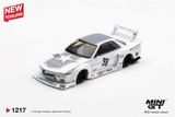  Mô hình xe Nissan GT-R32 Kaido Works TAS 2025 bản card tỉ lệ 1:64 MiniGT MGT01217 